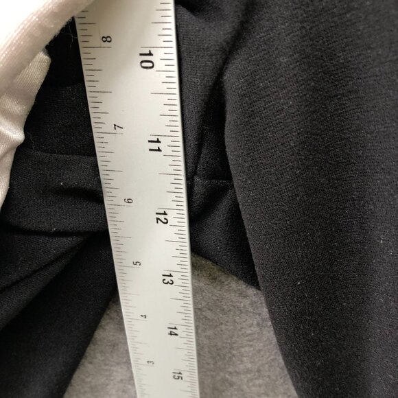 Gap Crop Wide Leg Knit Pants Womens LP Black Trouser Ponte Comfort High Rise - Picture 6 of 10